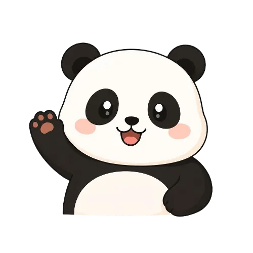 น้องมะลิแพนด้าโบกมือทักทาย