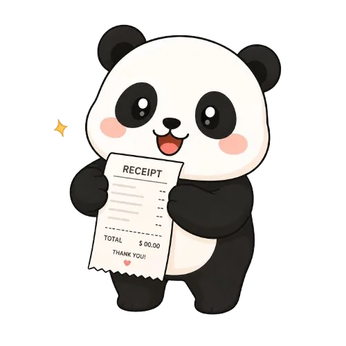 น้องมะลิถือใบเสร็จ