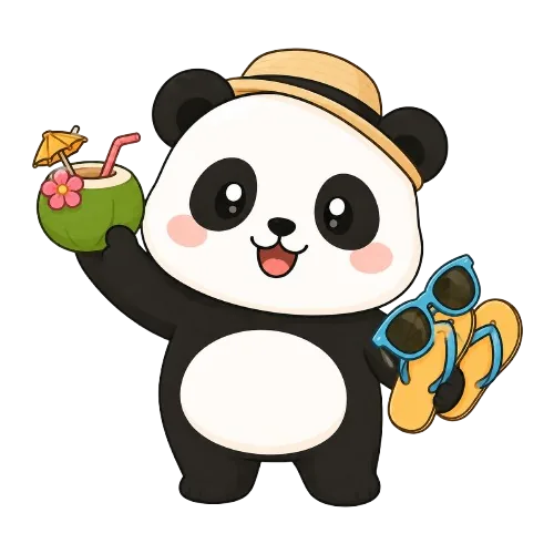 น้องมะลิถือมะพร้าวพร้อมไปทะเล